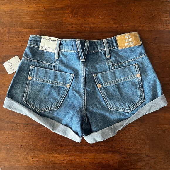 NWT Free People Jean Shorts - Picture 3 of 5